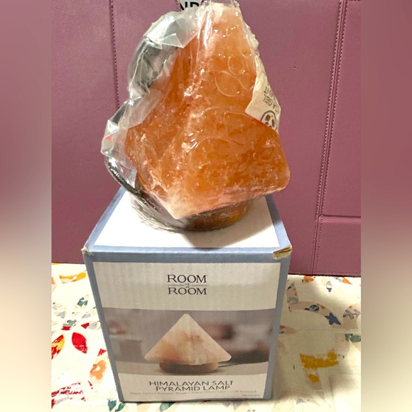 Himalayan Salt Pyramid Lamp from Room 2 Room - Picture 1 of 6